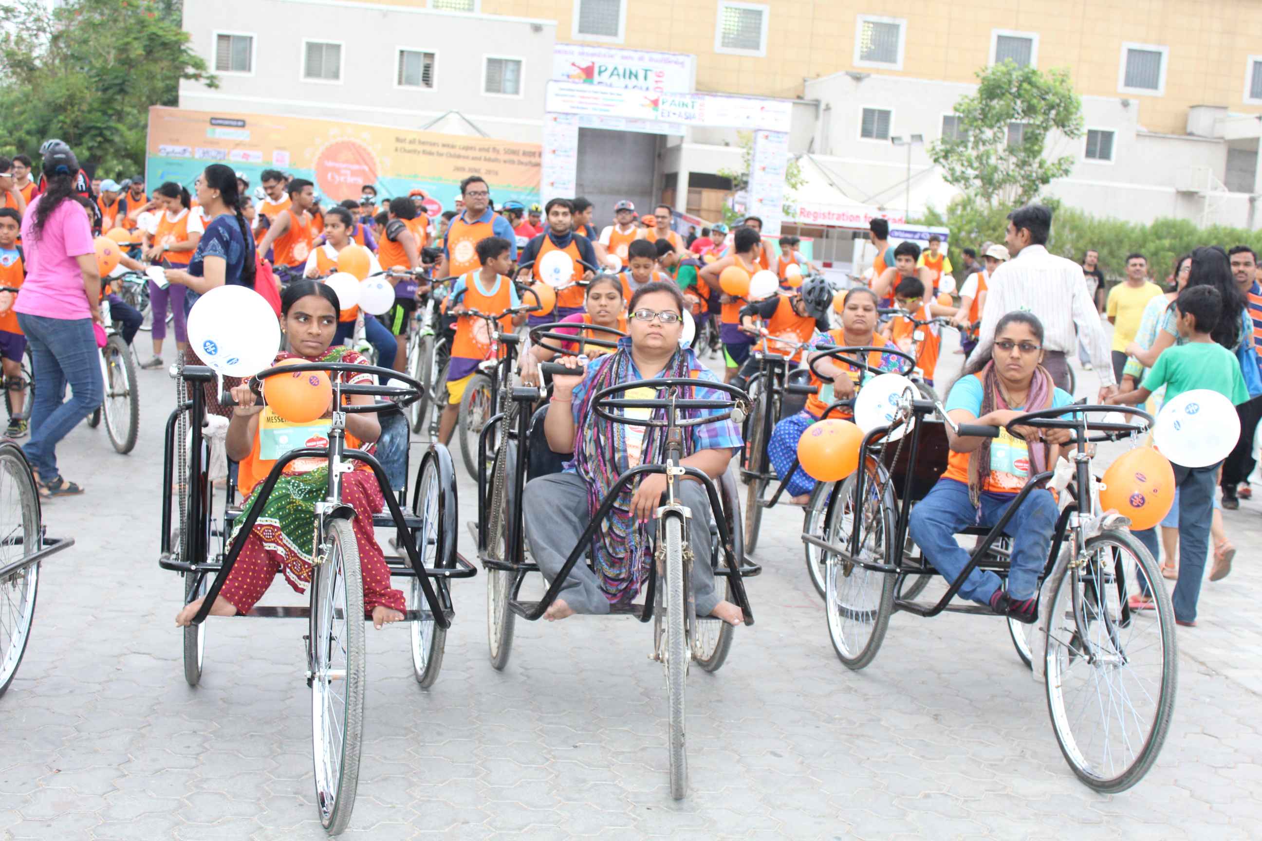 Messenger on Cycle-Charity Ride
