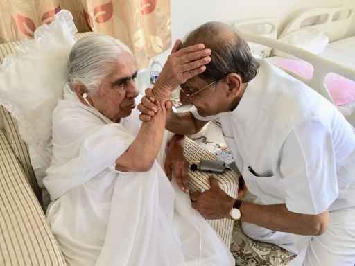 Om Shanti Didi and Dr. Nitin Shah Sir