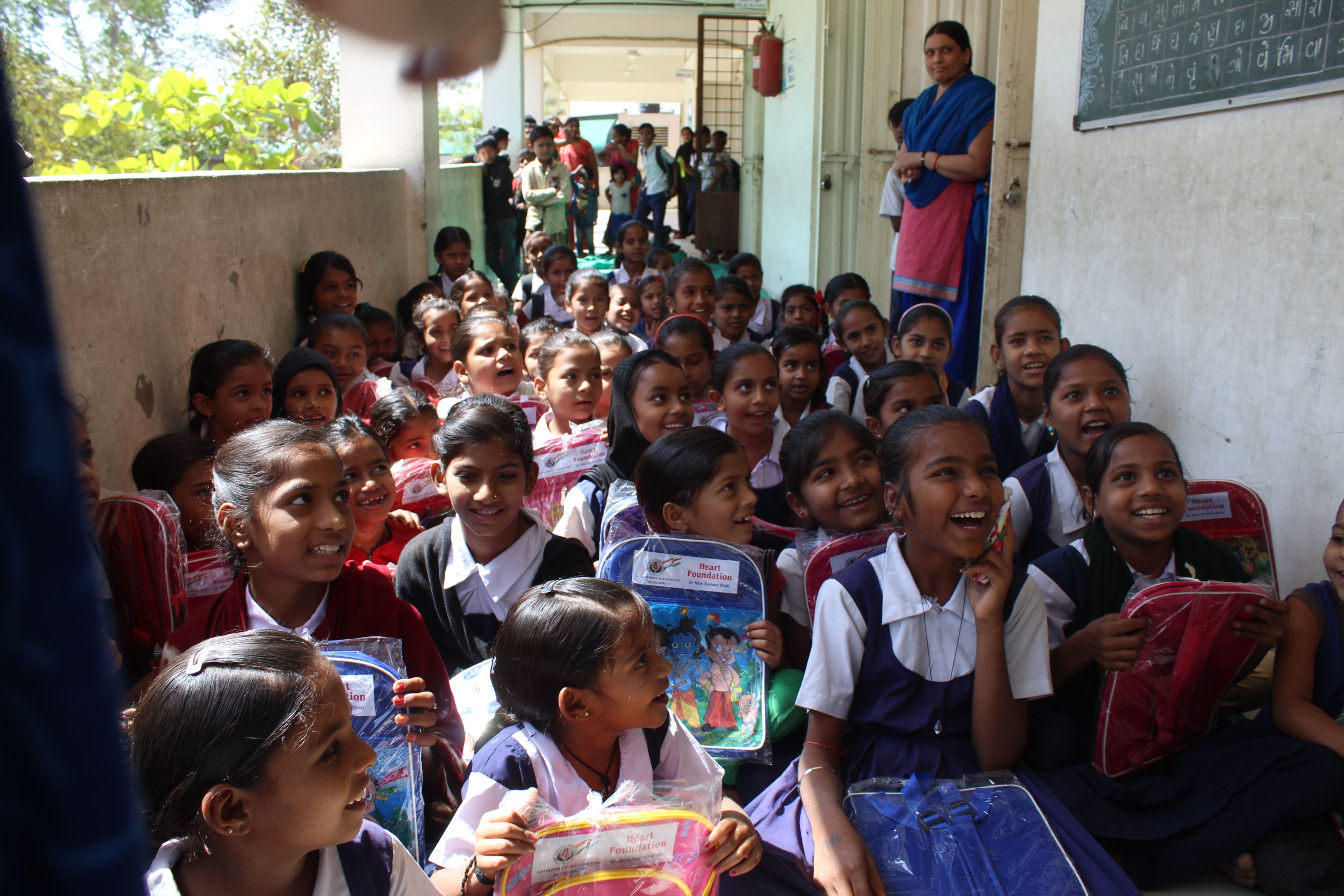 Distribution of School Bag