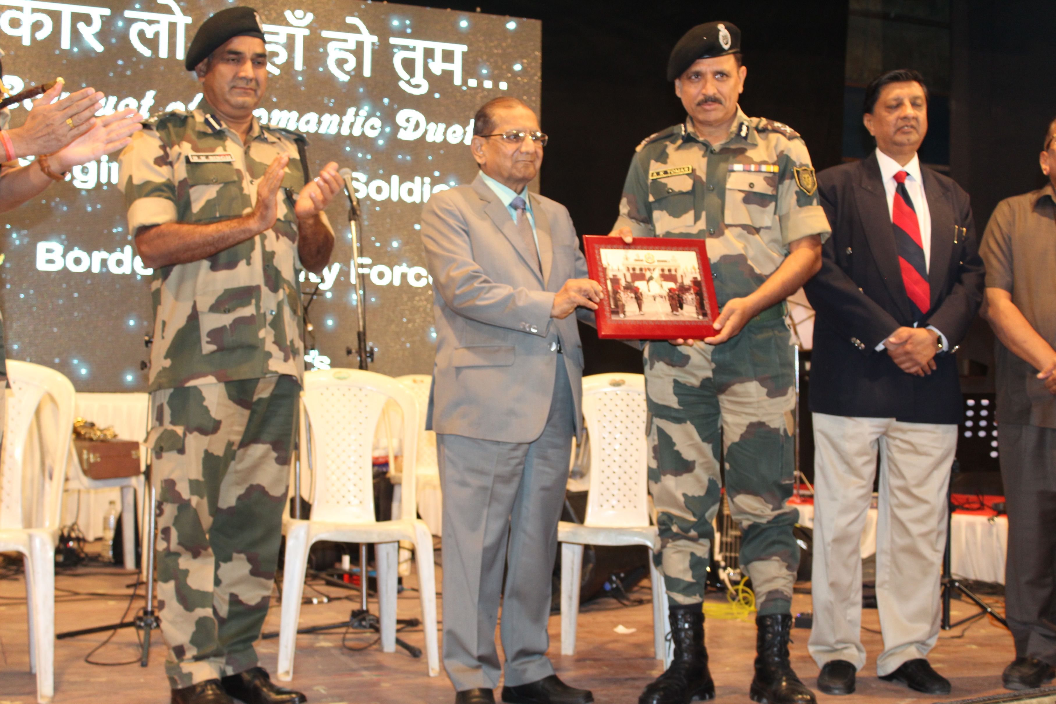 Fund raising music concert for BSF soldiers