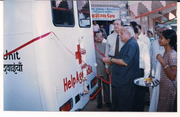 Inauguration of Medical Check Up Van 2001